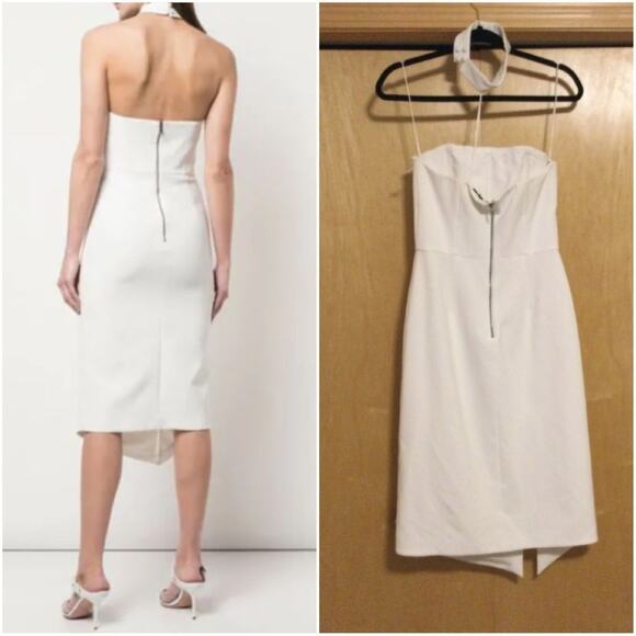 Alice +Olivia Sia Choker Detail Strapless Dress - Picture 9 of 15